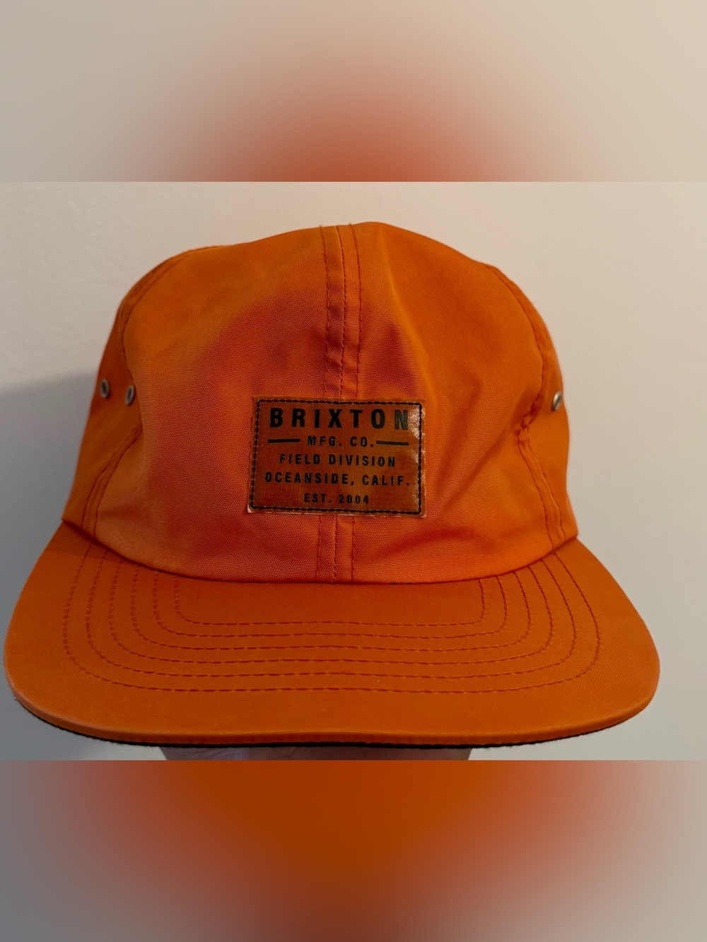 BRIXTON VINTAGE NYLON MP CAP - PARADISE ORANGE